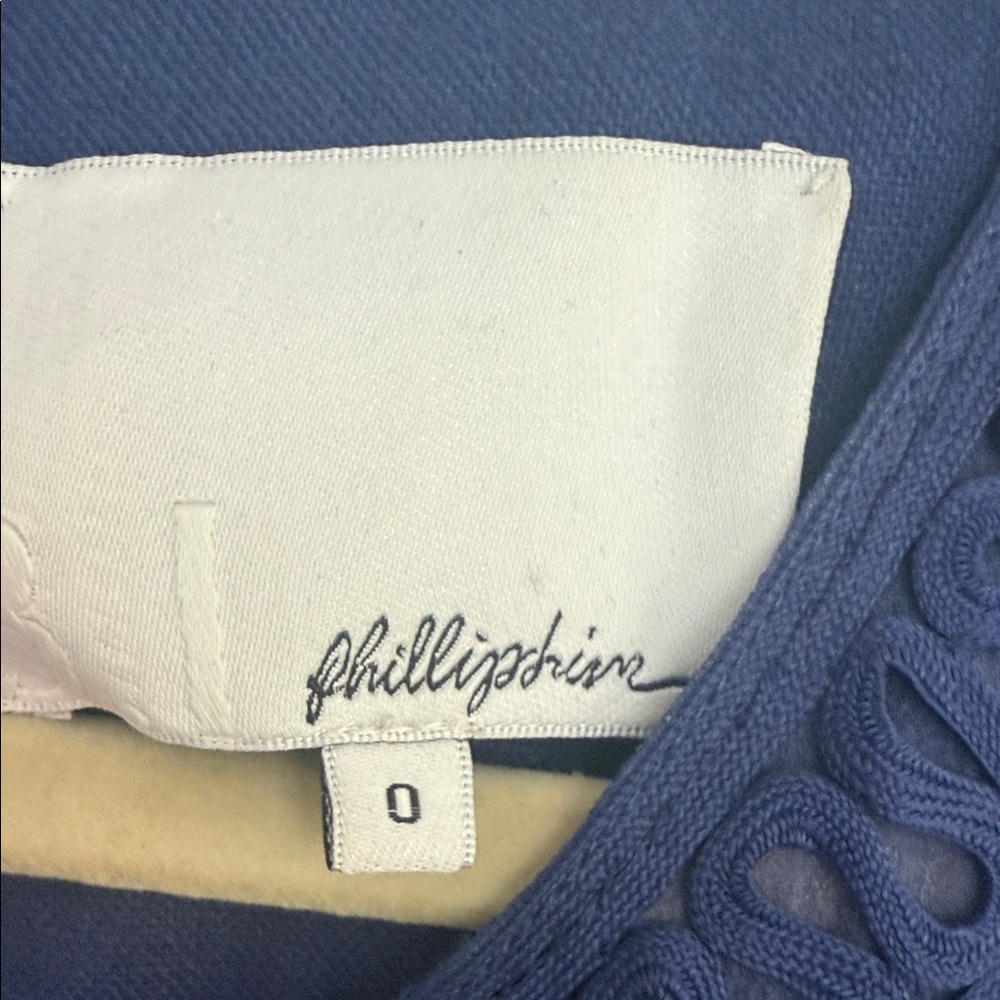 Philip Lim Navy Blue Sleeveless Dress 0 - Picture 3 of 6